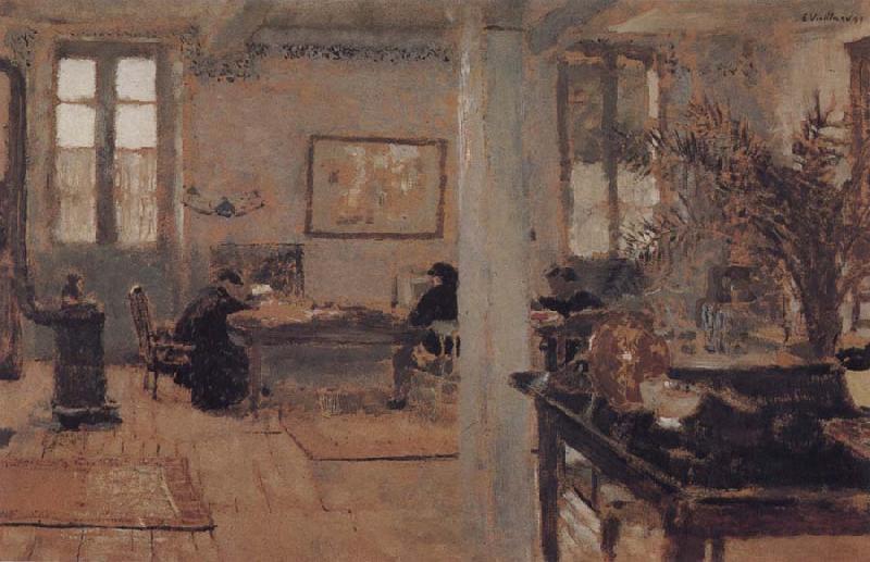 Edouard Vuillard In a room oil painting picture